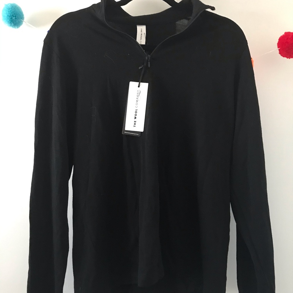 NWT Men’s 100% Merino Wool Zip Up